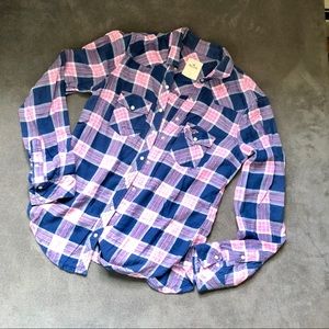 Hollister Plaid Cotton Shirt